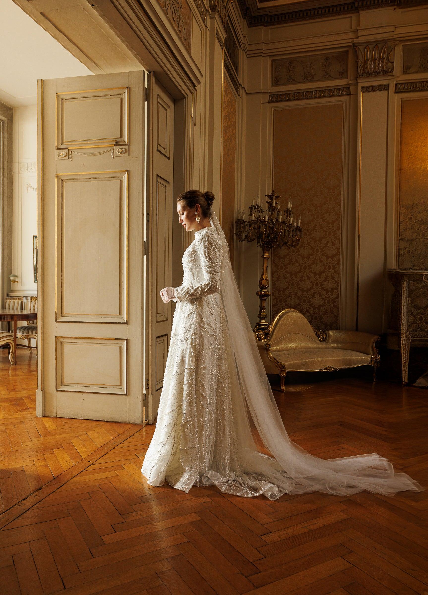 Rosaline İncili Gelinlik - MyRentalDress