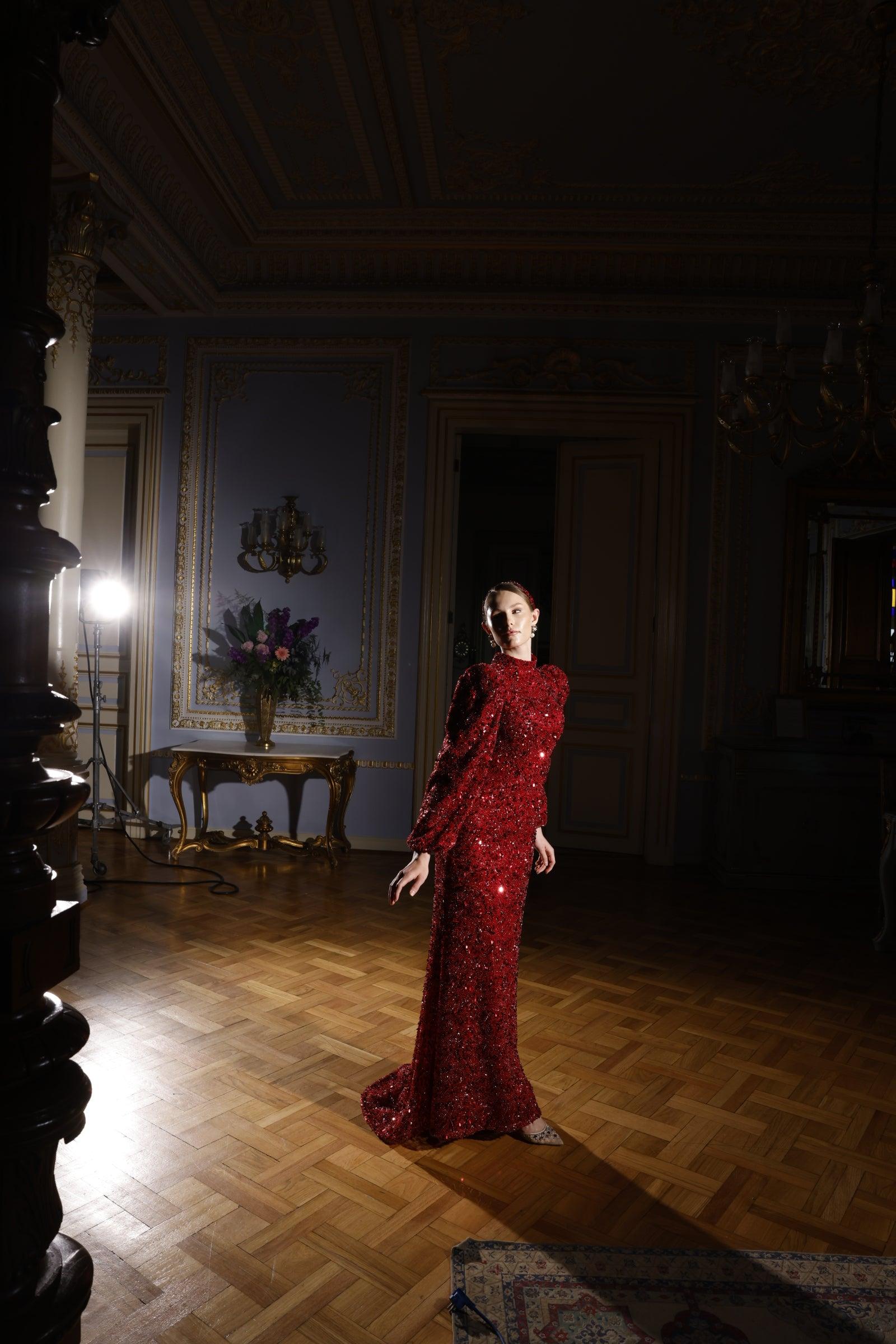 Clara Balon Kollu Elbise - MyRentalDress