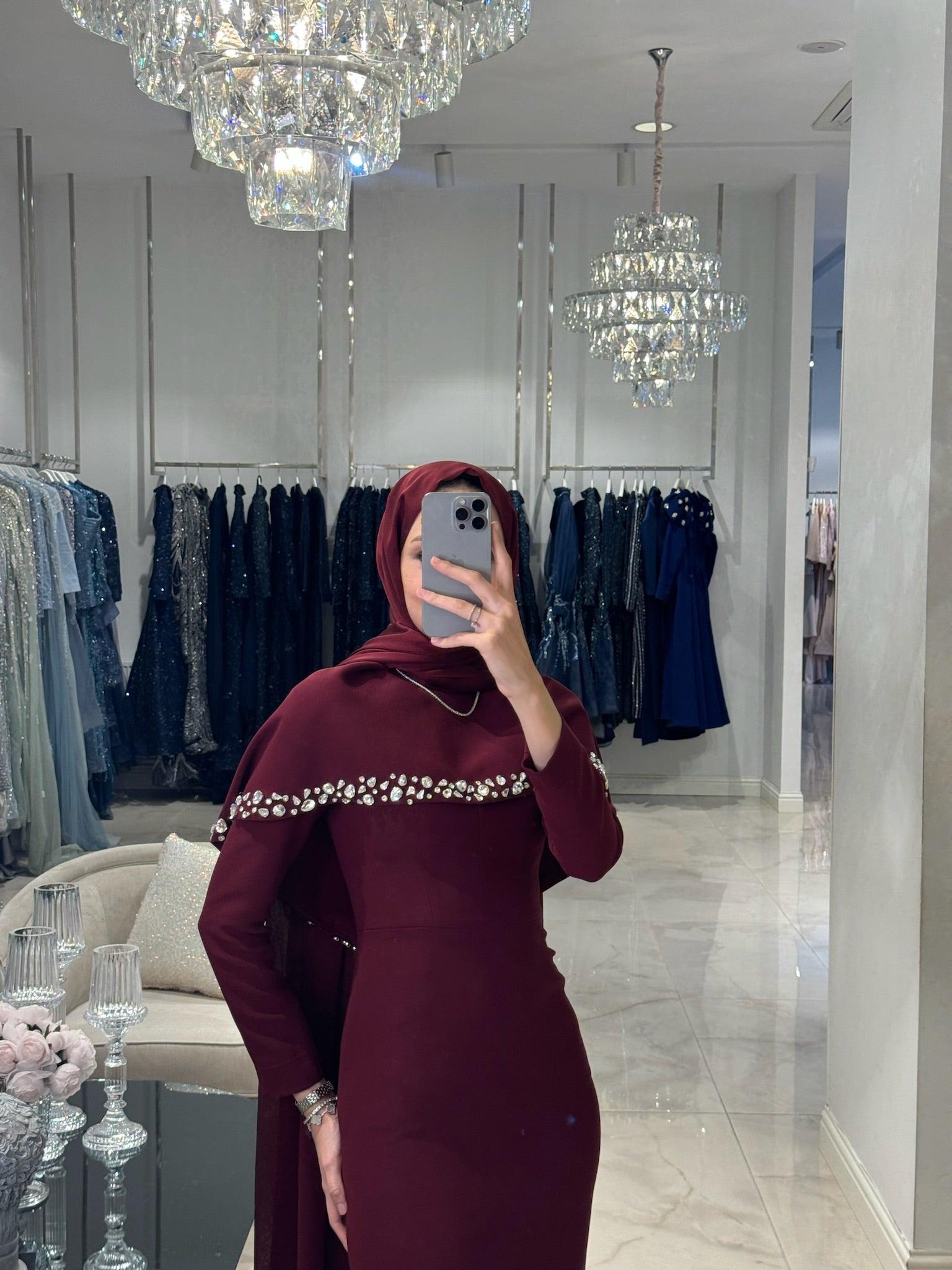 Bond Pelerinli Elbise - MyRentalDress