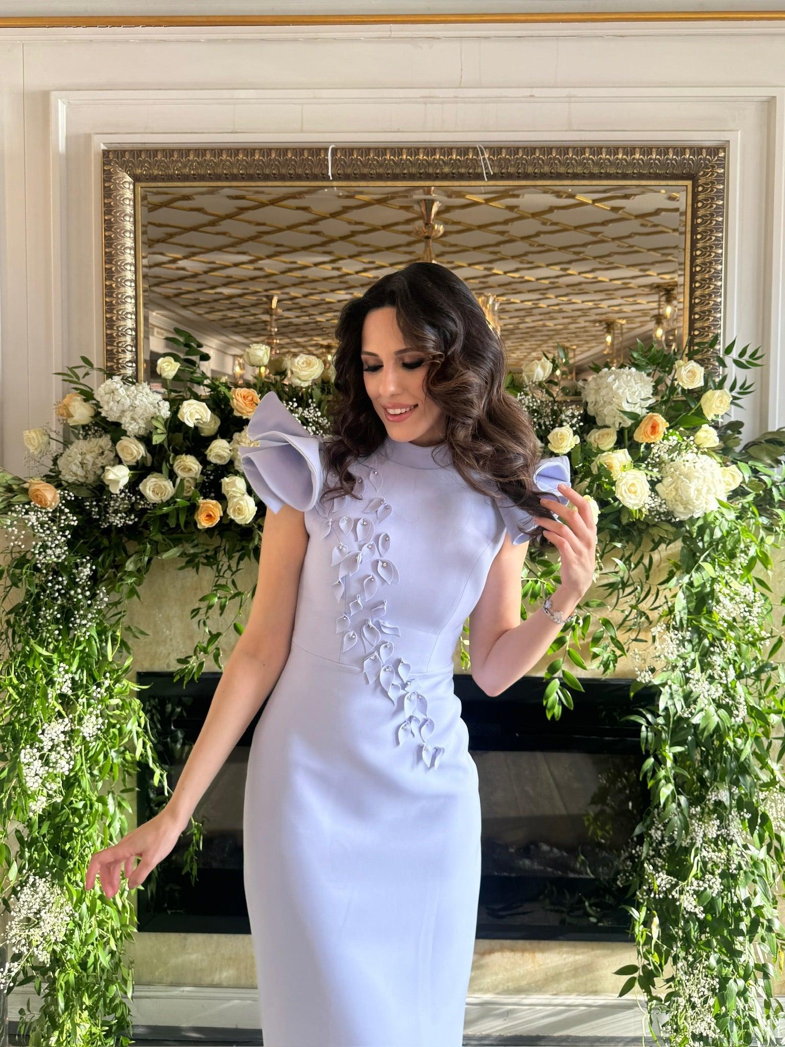 Lavender Kalem Elbise - MyRentalDress
