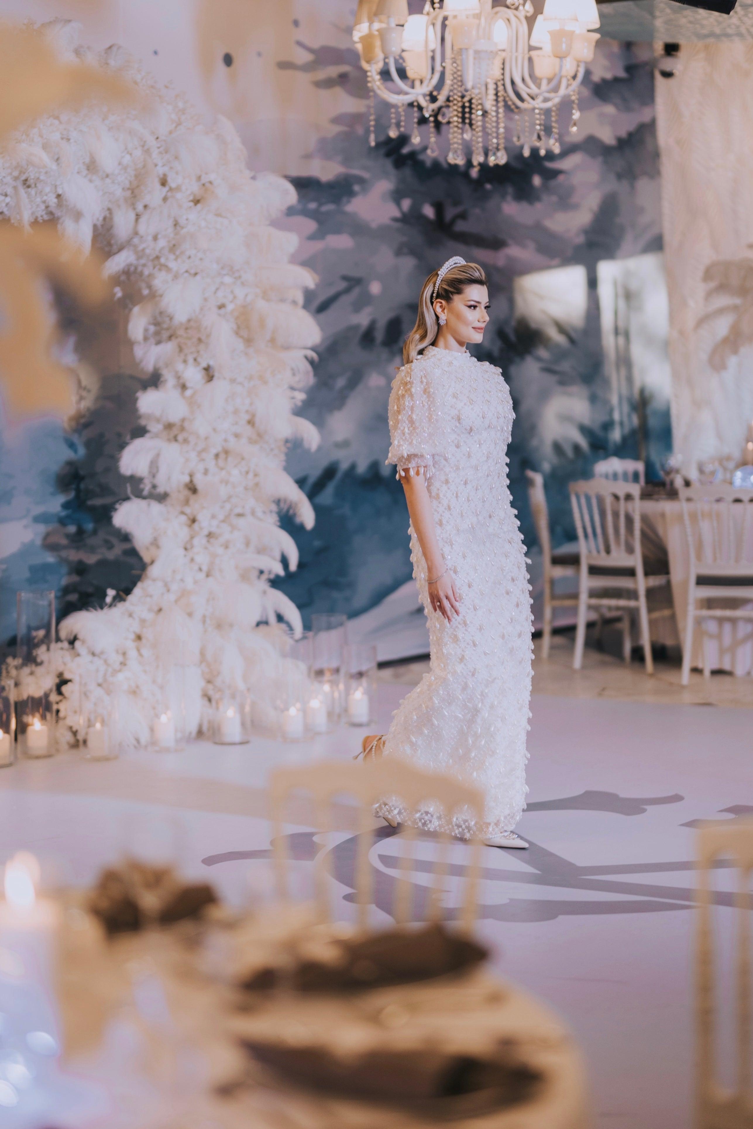 Theodora Özel Dikim İncili Elbise - MyRentalDress