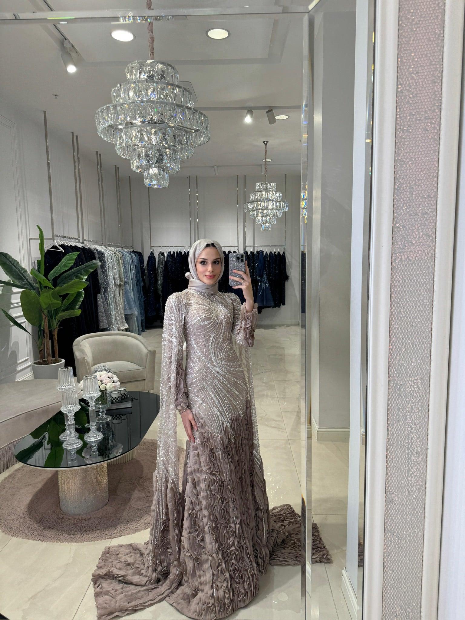 Revia Fırfırlı Elbise - MyRentalDress
