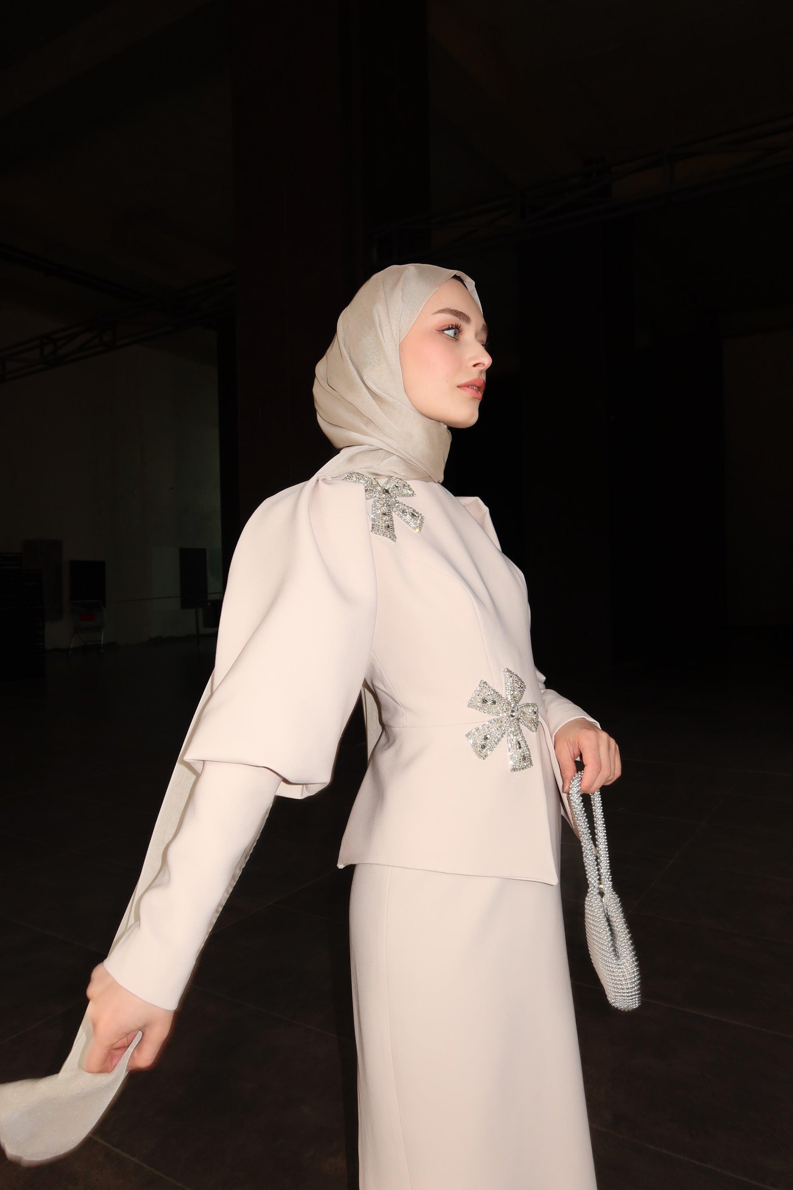 Velora Kasnak Detaylı Elbise - MyRentalDress