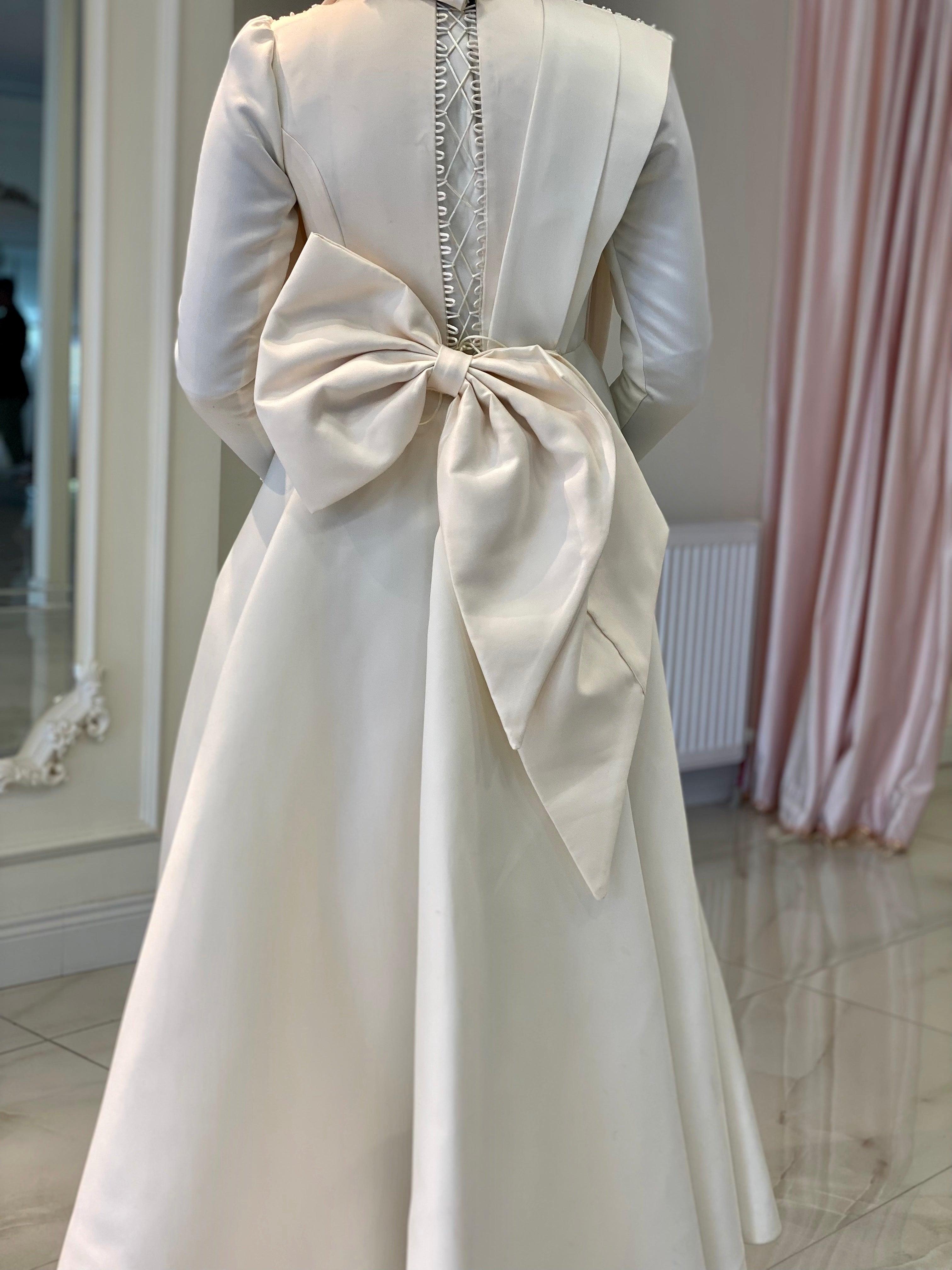 Blanco Midi Boy Elbise - MyRentalDress