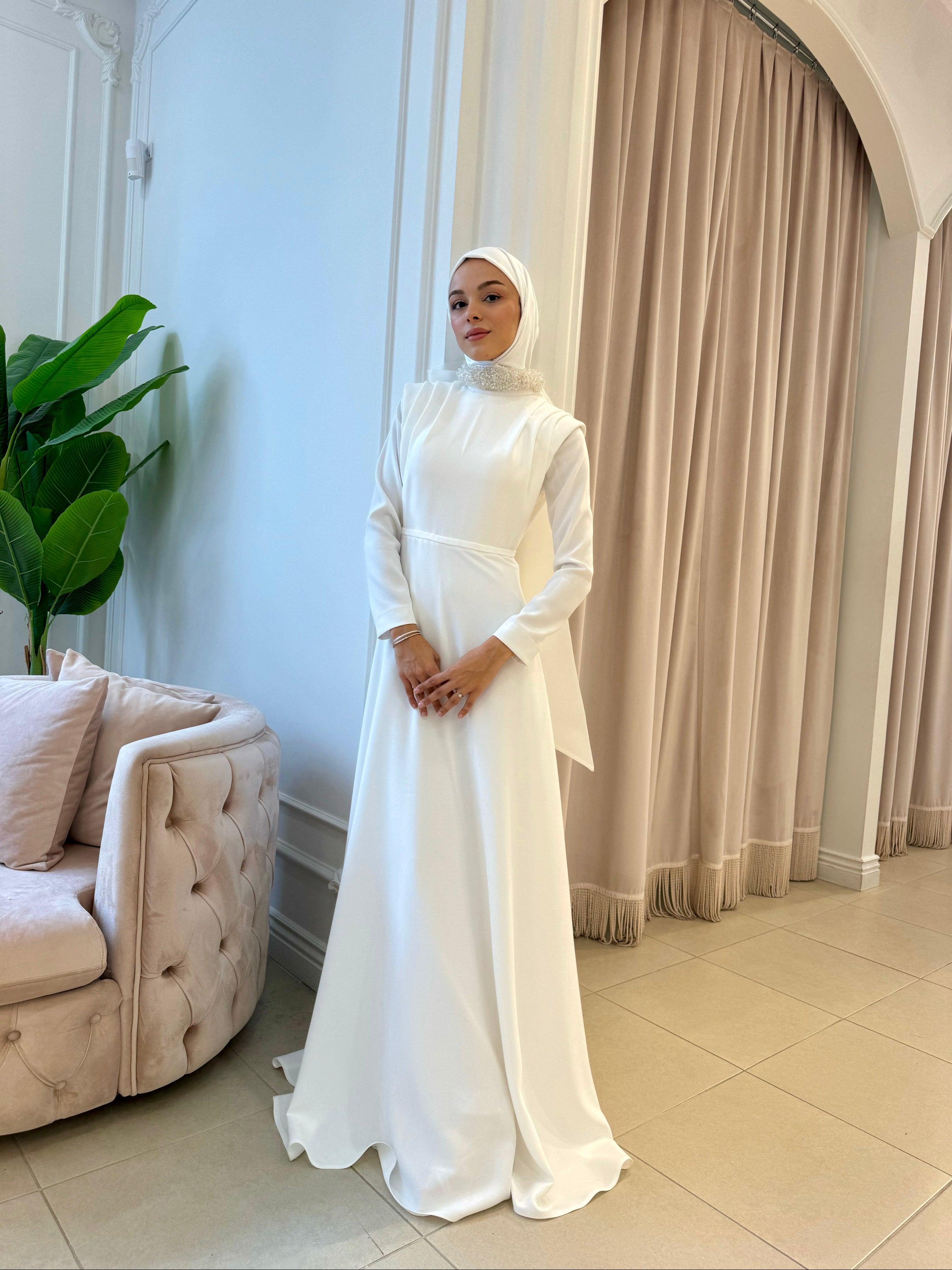 Crown Beyaz Elbise - MyRentalDress