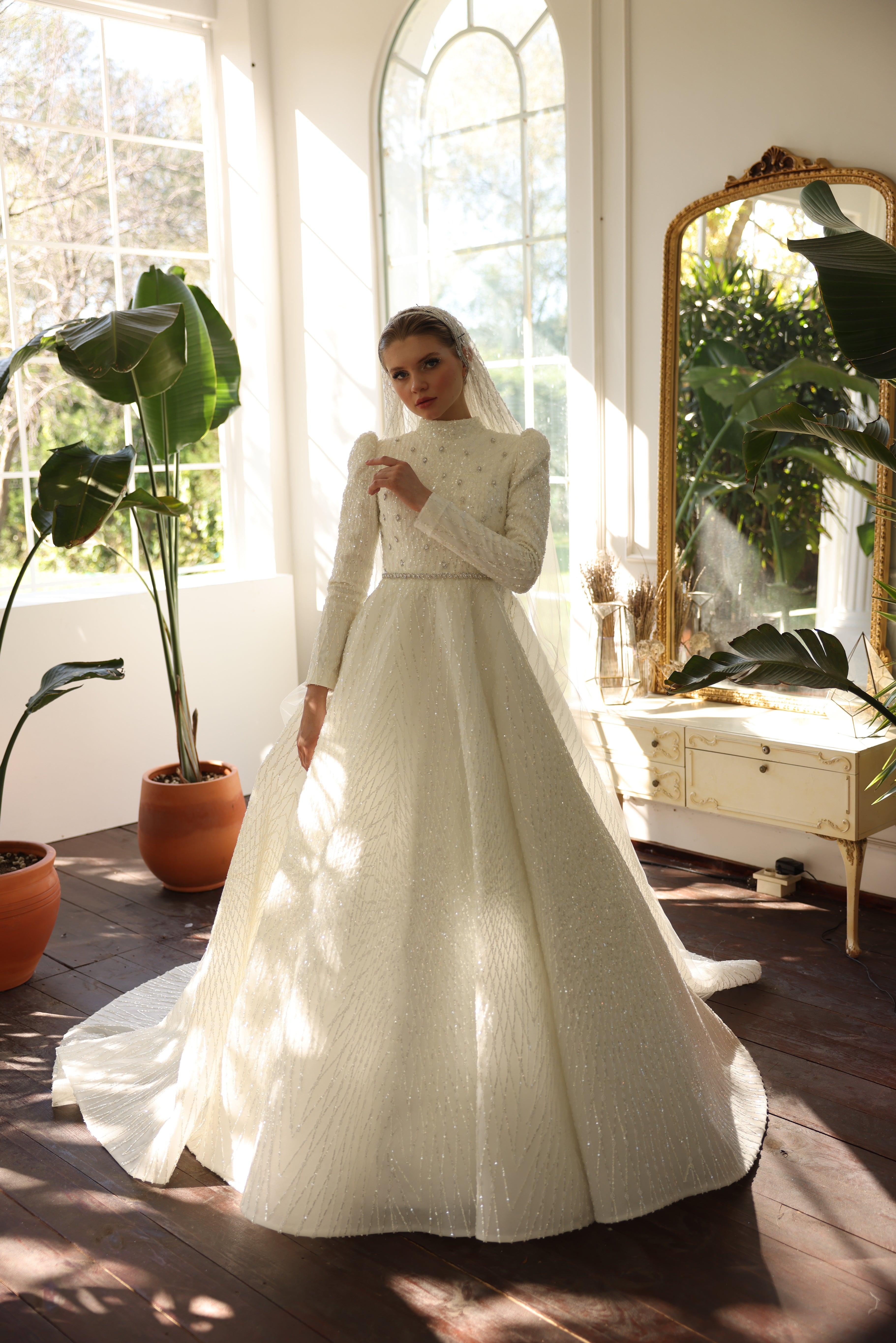 Evora Taşlı Gelinlik - MyRentalDress
