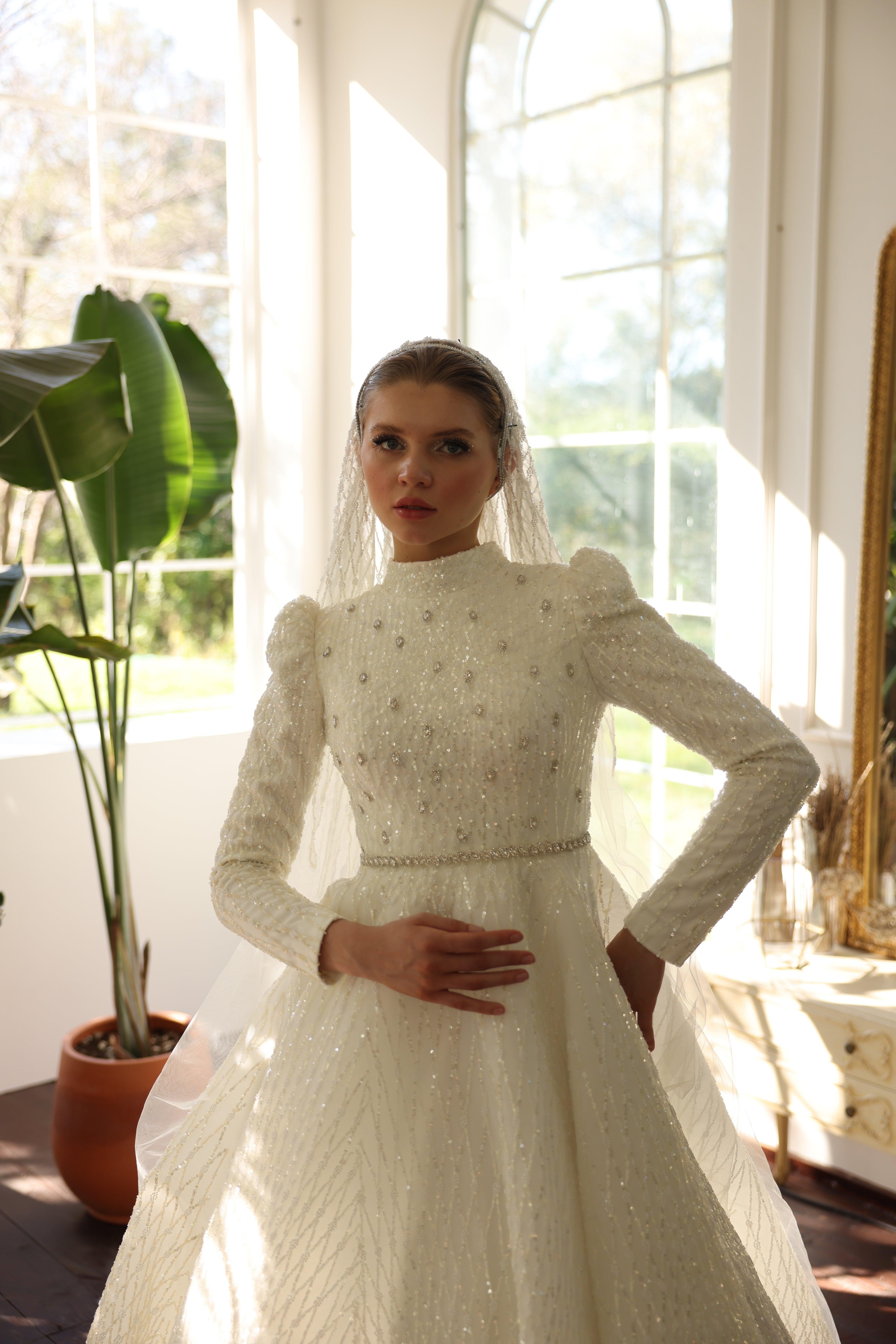Evora Taşlı Gelinlik - MyRentalDress