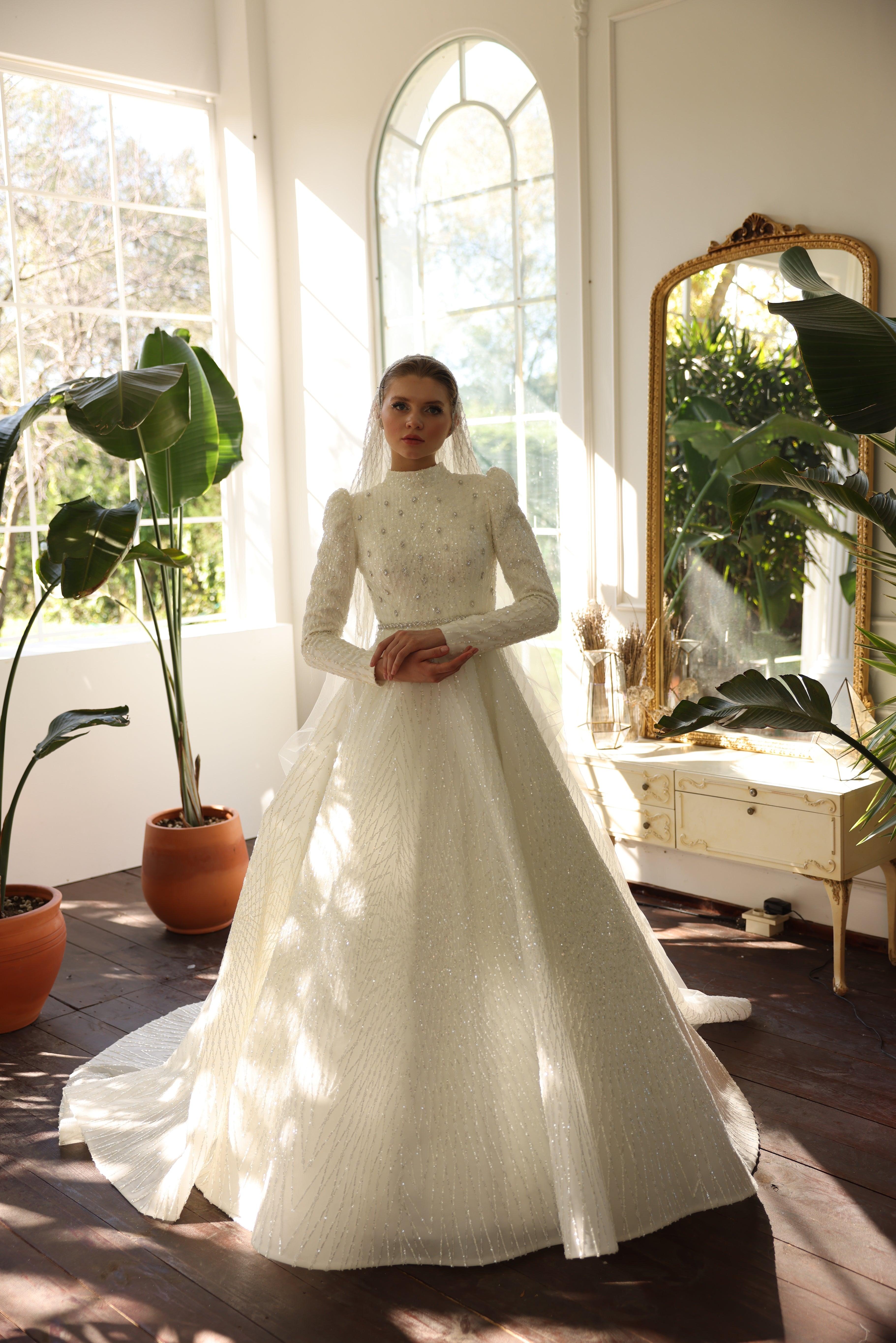 Evora Taşlı Gelinlik - MyRentalDress