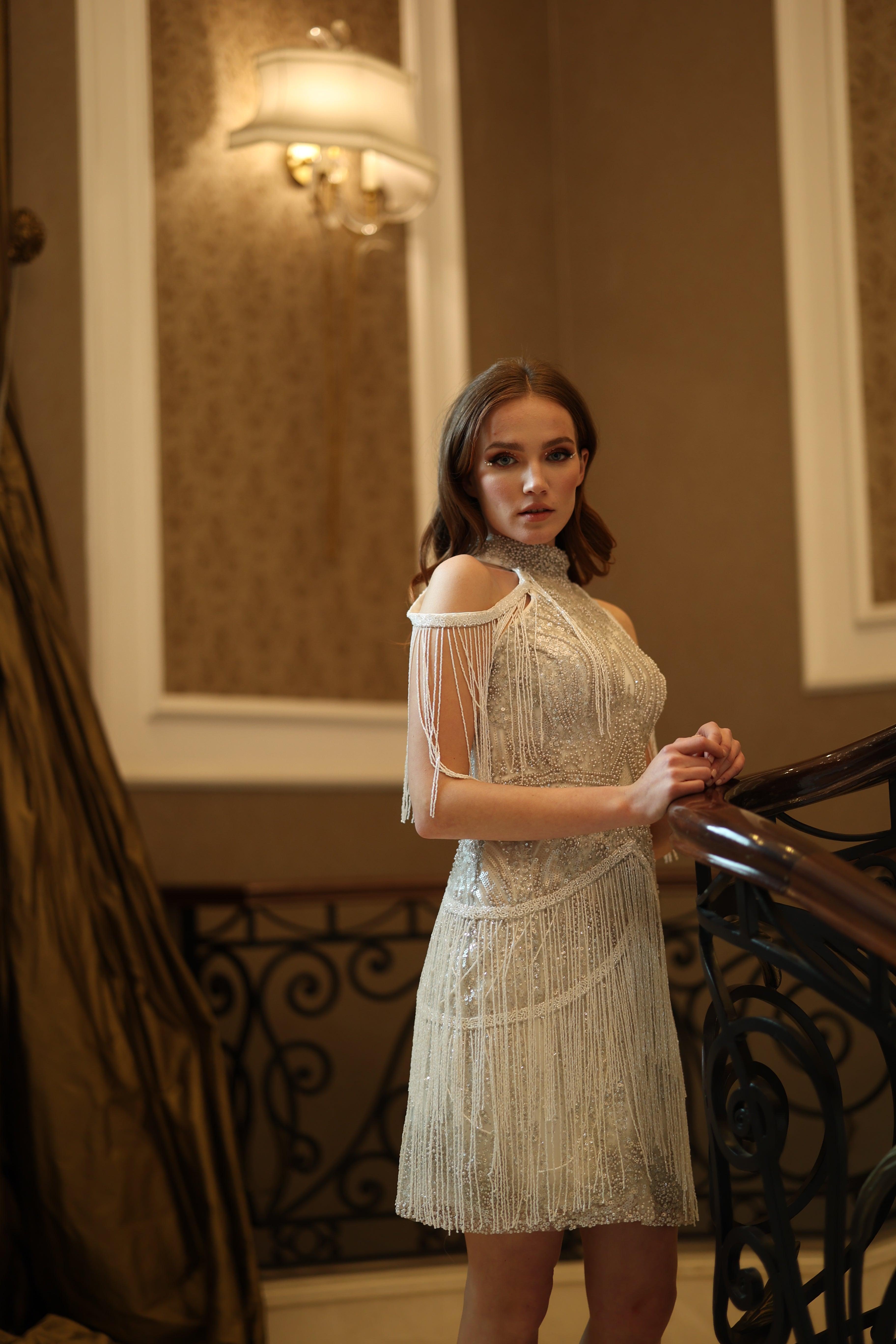 Lara Taş Püsküllü Elbise - MyRentalDress