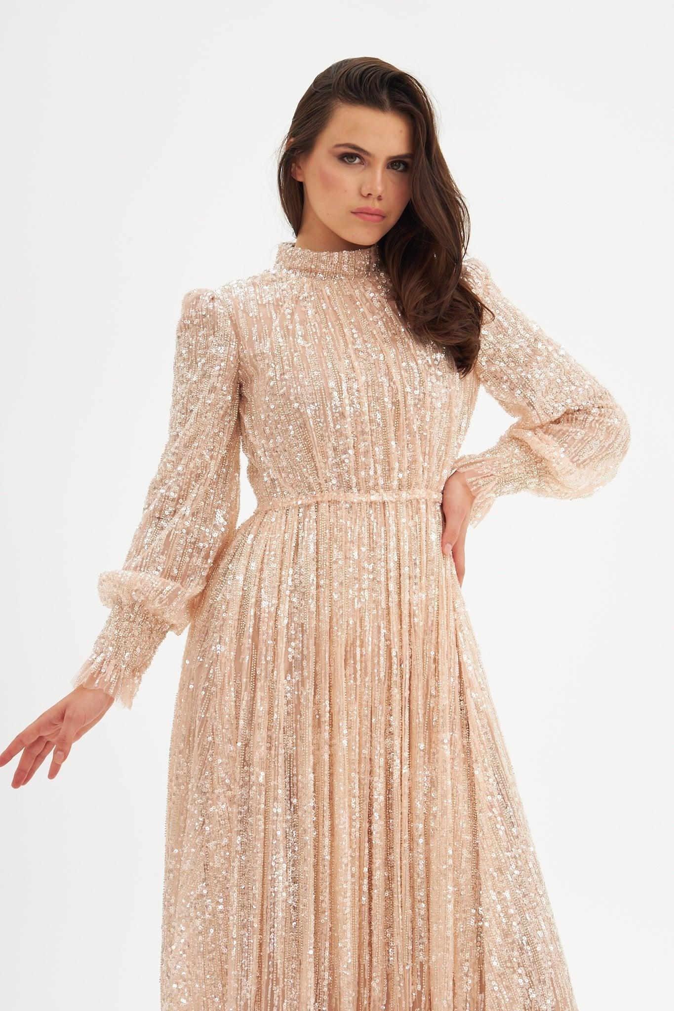 Light İşlemeli Elbise - MyRentalDress