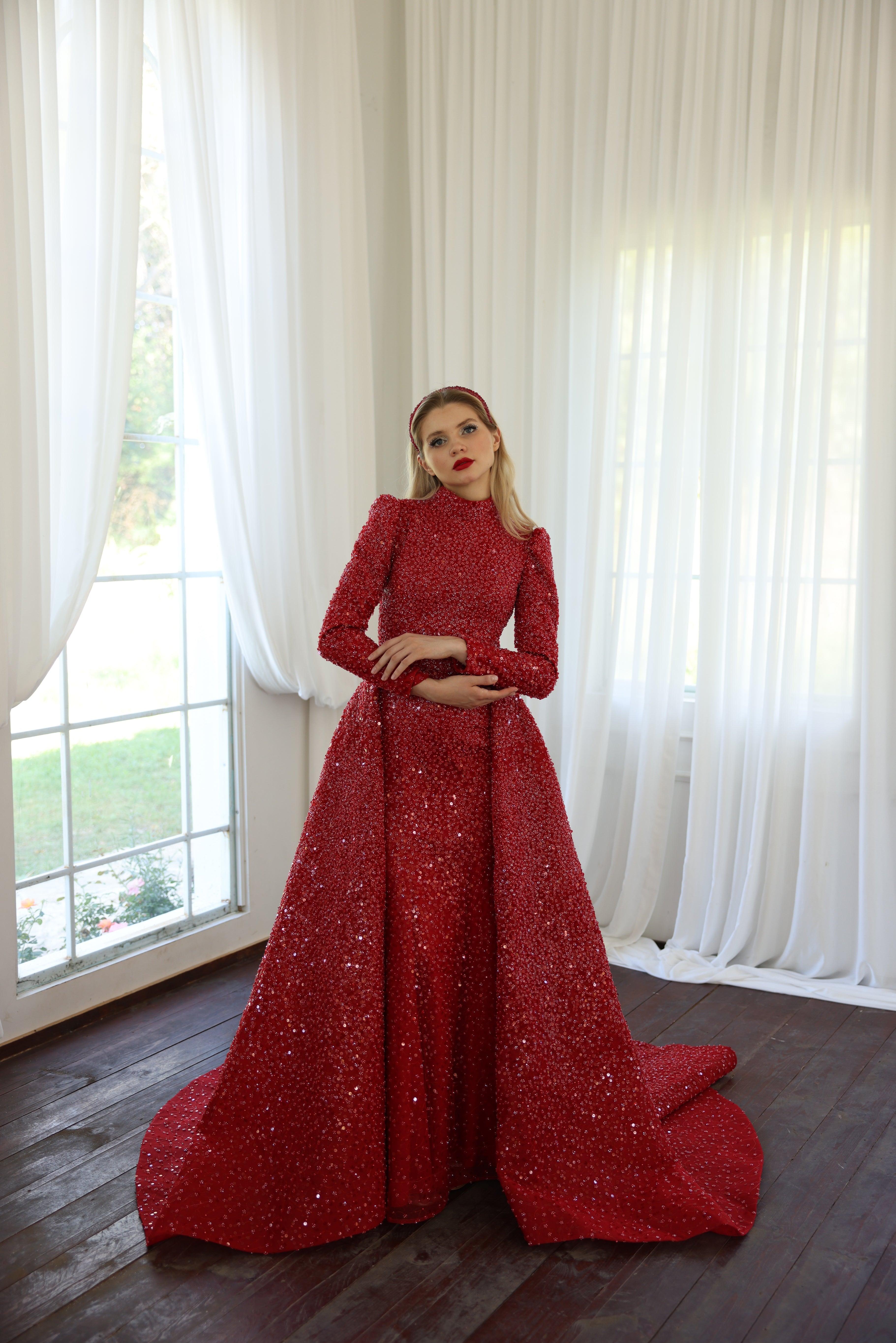 Margaret Kuyruklu Elbise - MyRentalDress
