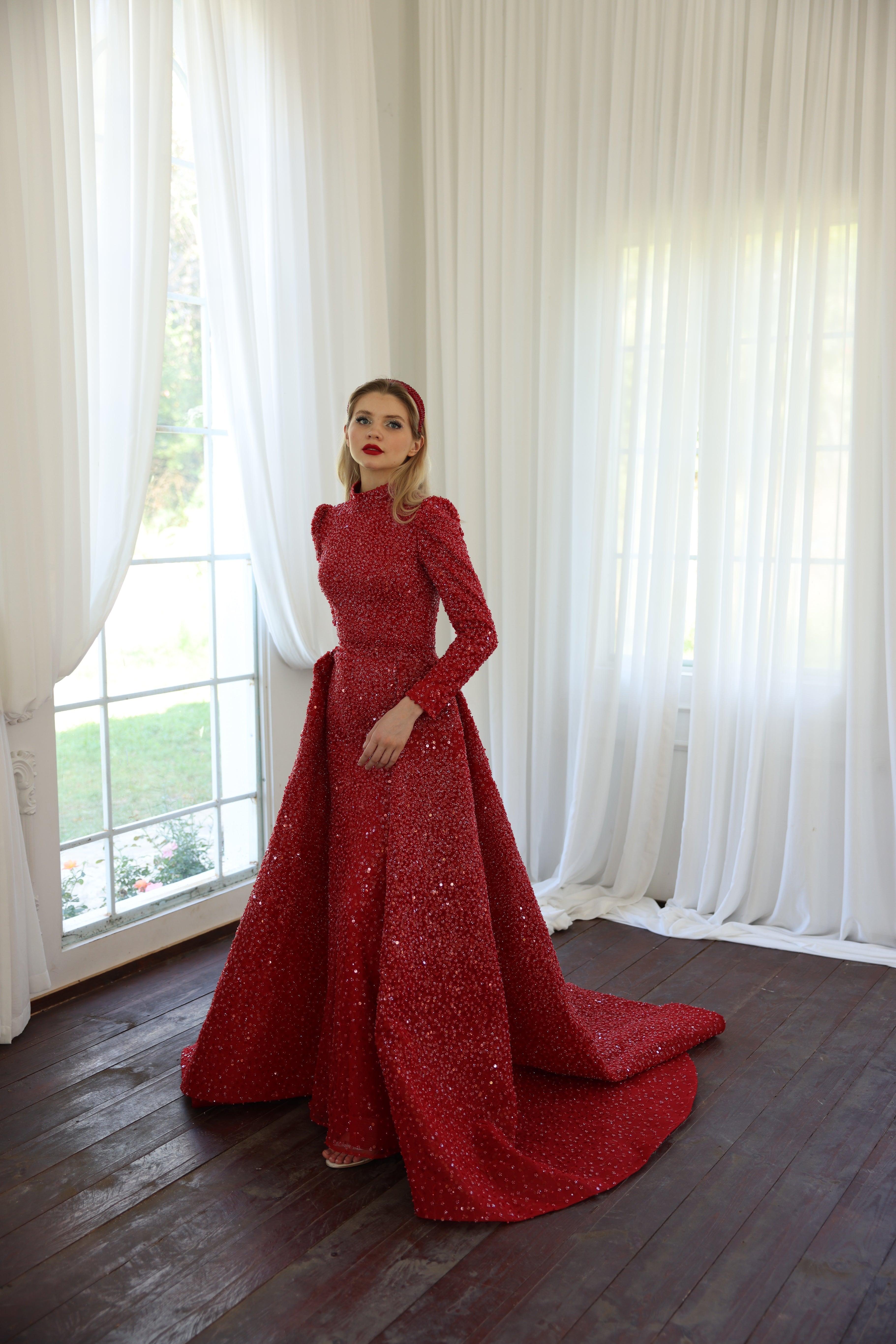 Margaret Kuyruklu Elbise - MyRentalDress