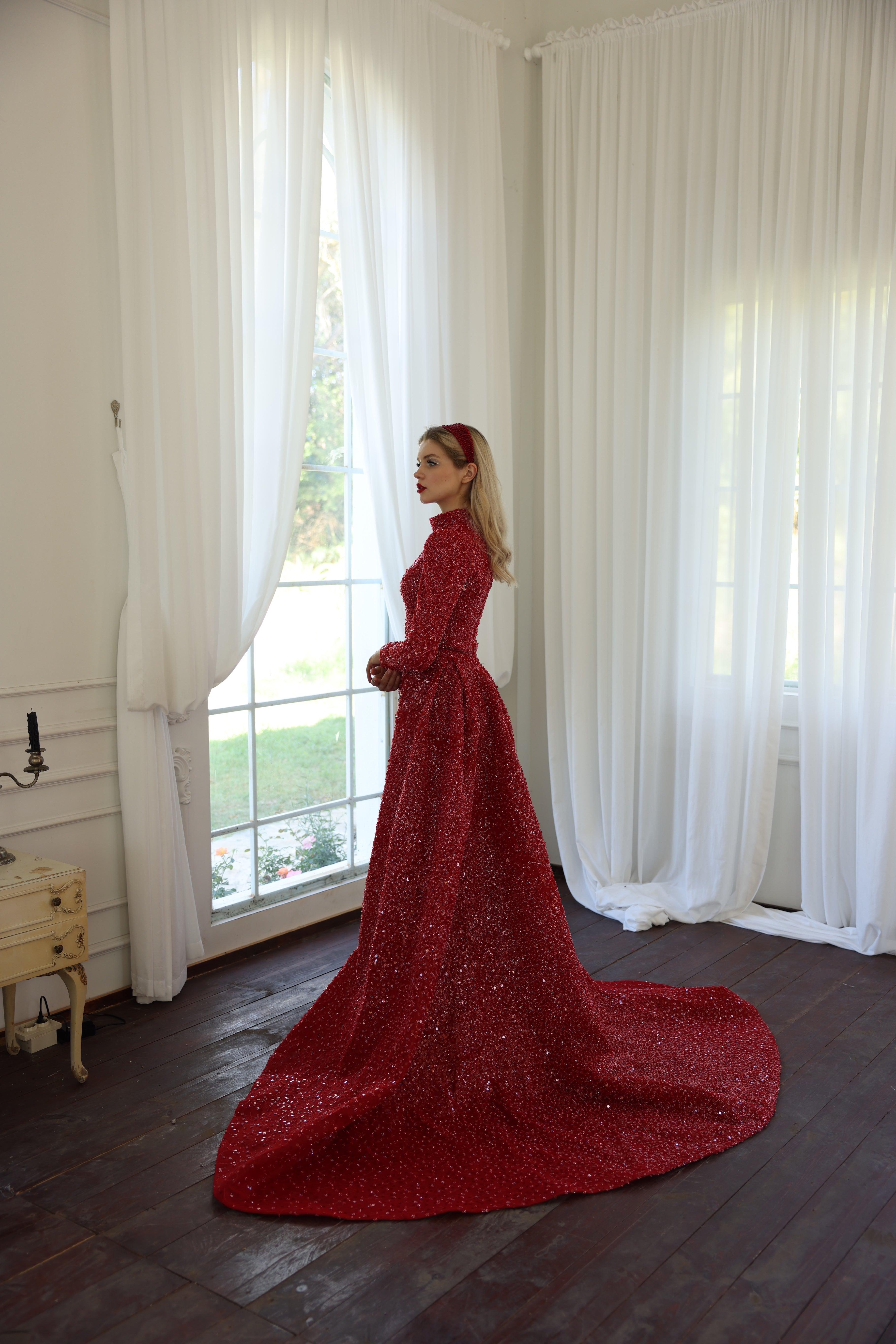 Margaret Kuyruklu Elbise - MyRentalDress