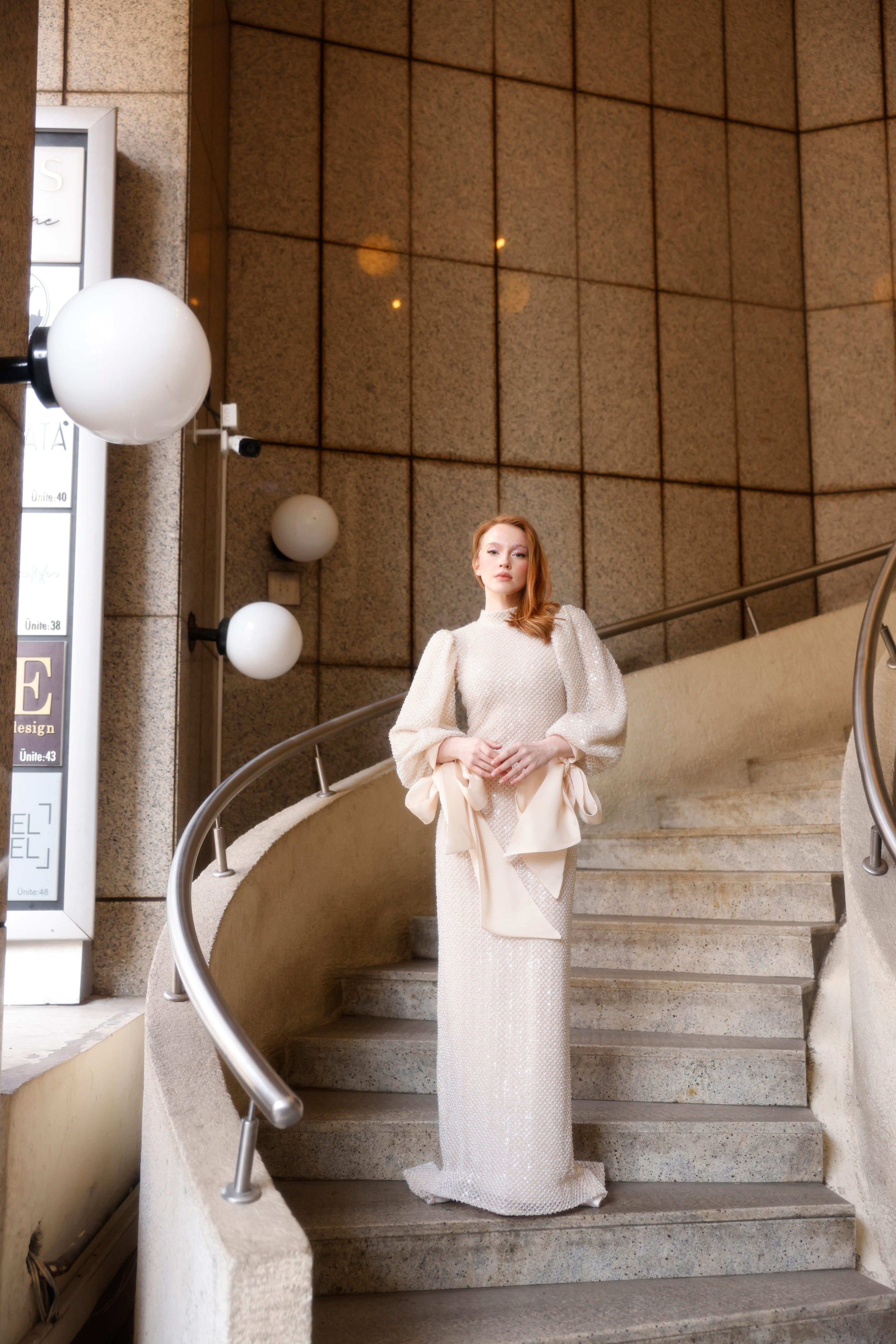 Pamela Kol Detaylı Elbise - MyRentalDress