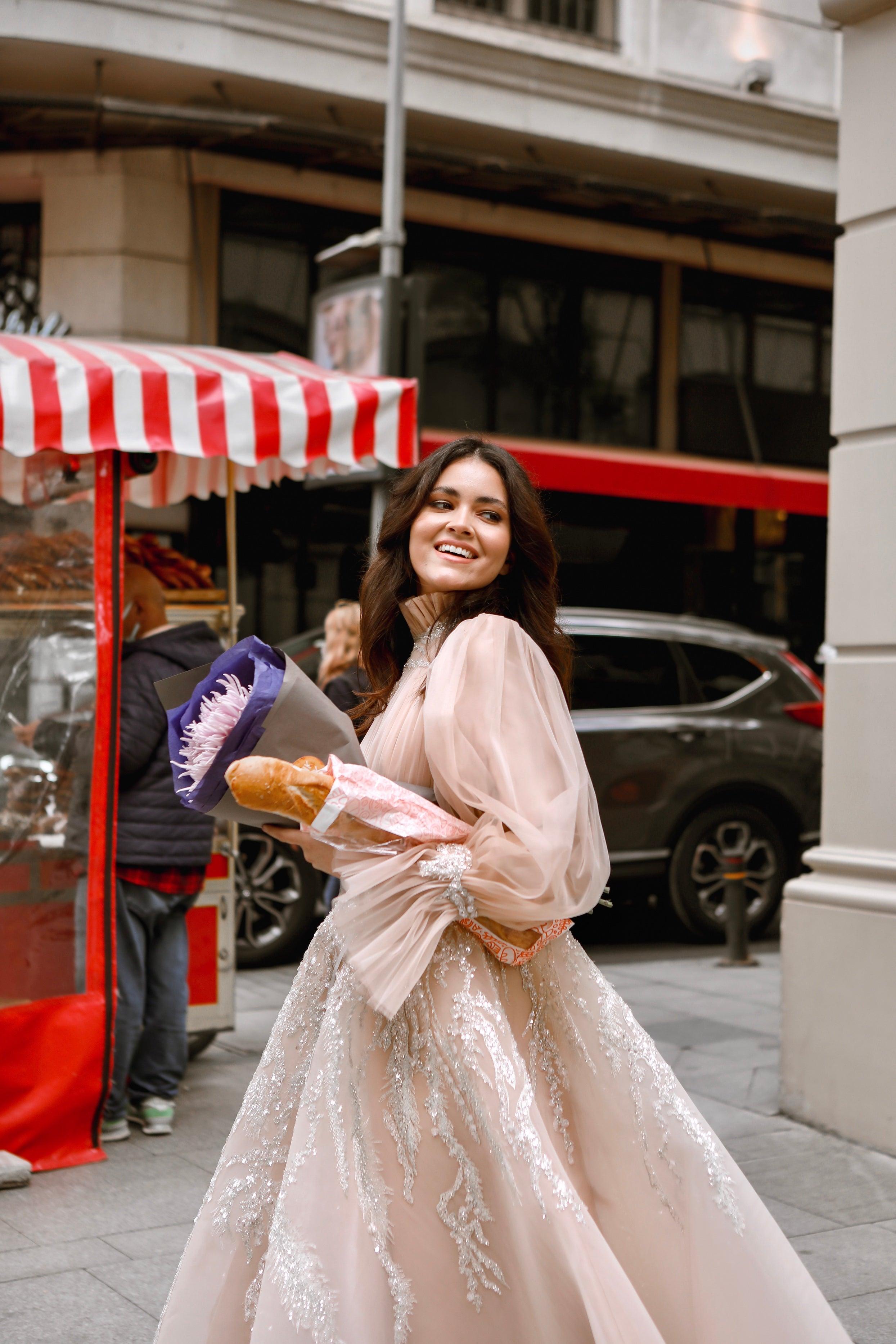 Soli Tül Detaylı Elbise - MyRentalDress