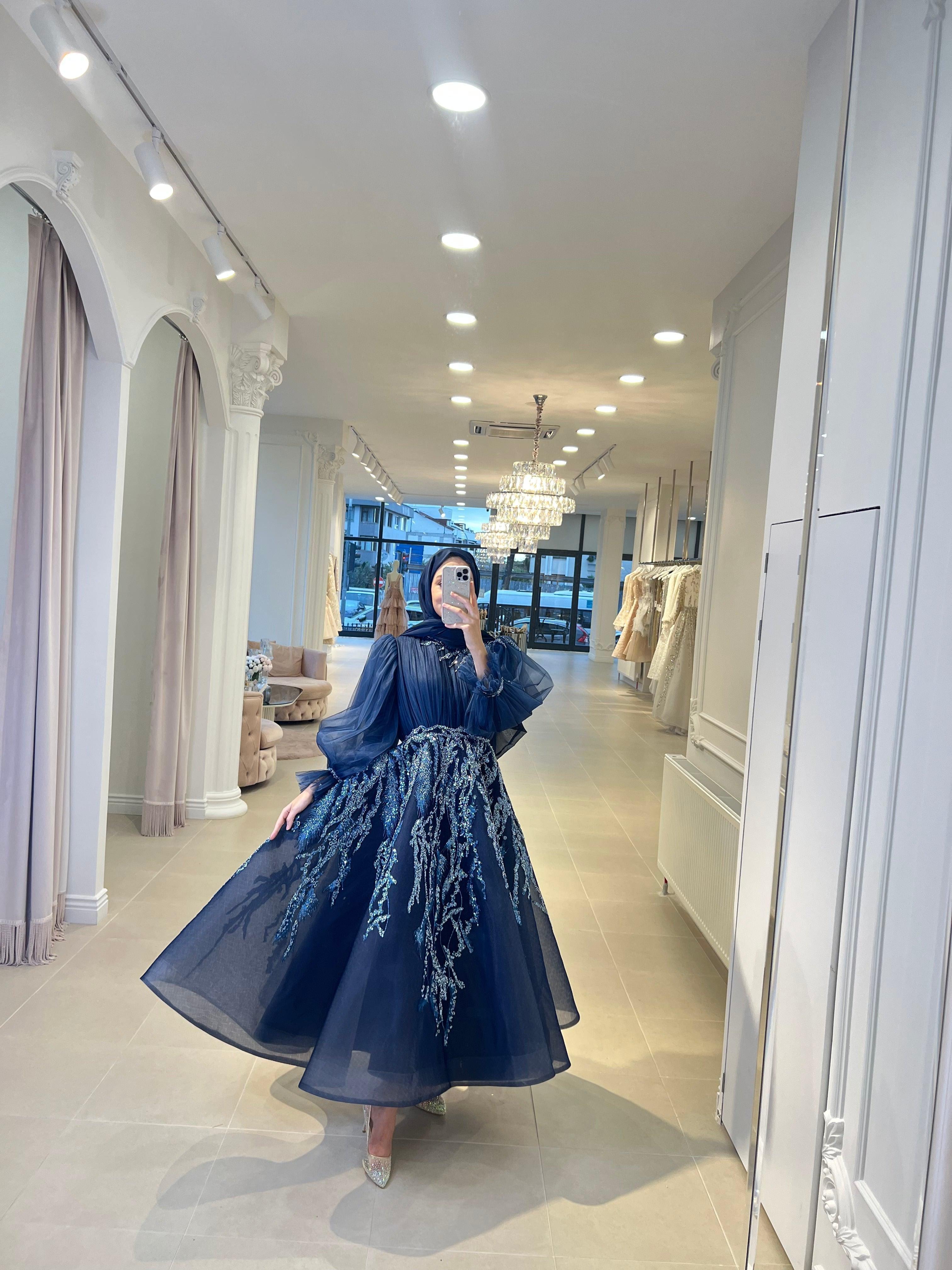 Soli Tül Detaylı Elbise - MyRentalDress