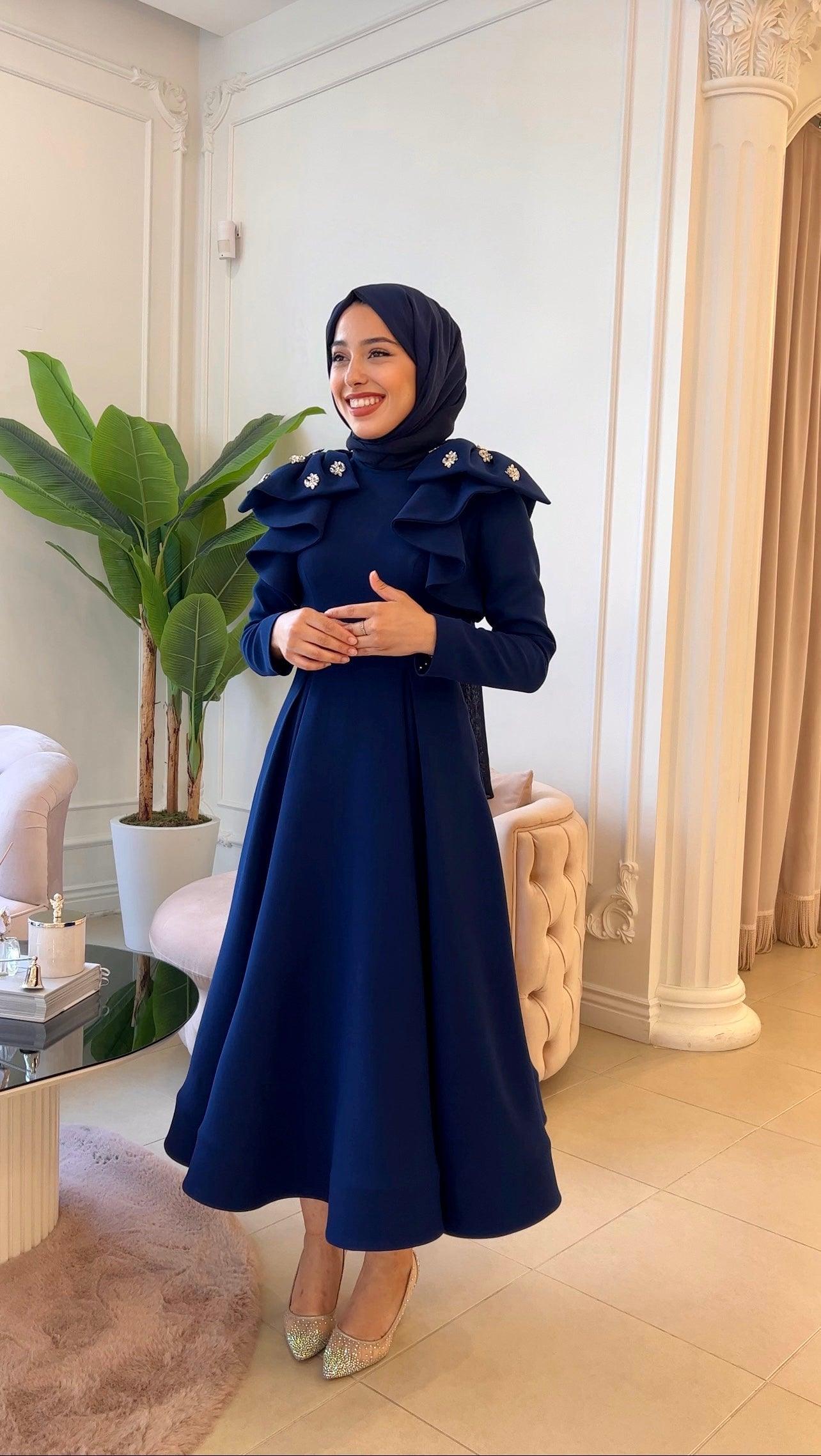 Spring Özel Dikim Taşlı Elbise - MyRentalDress