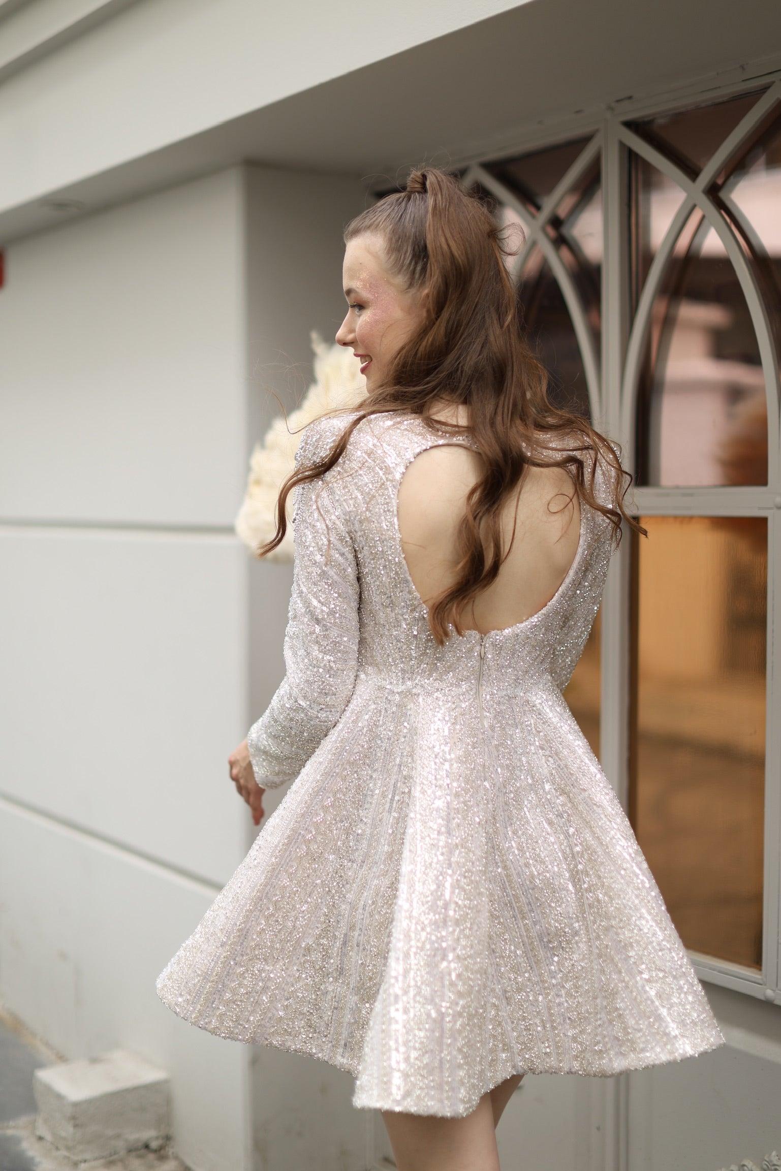 Stella Sırt Detaylı Elbise - MyRentalDress