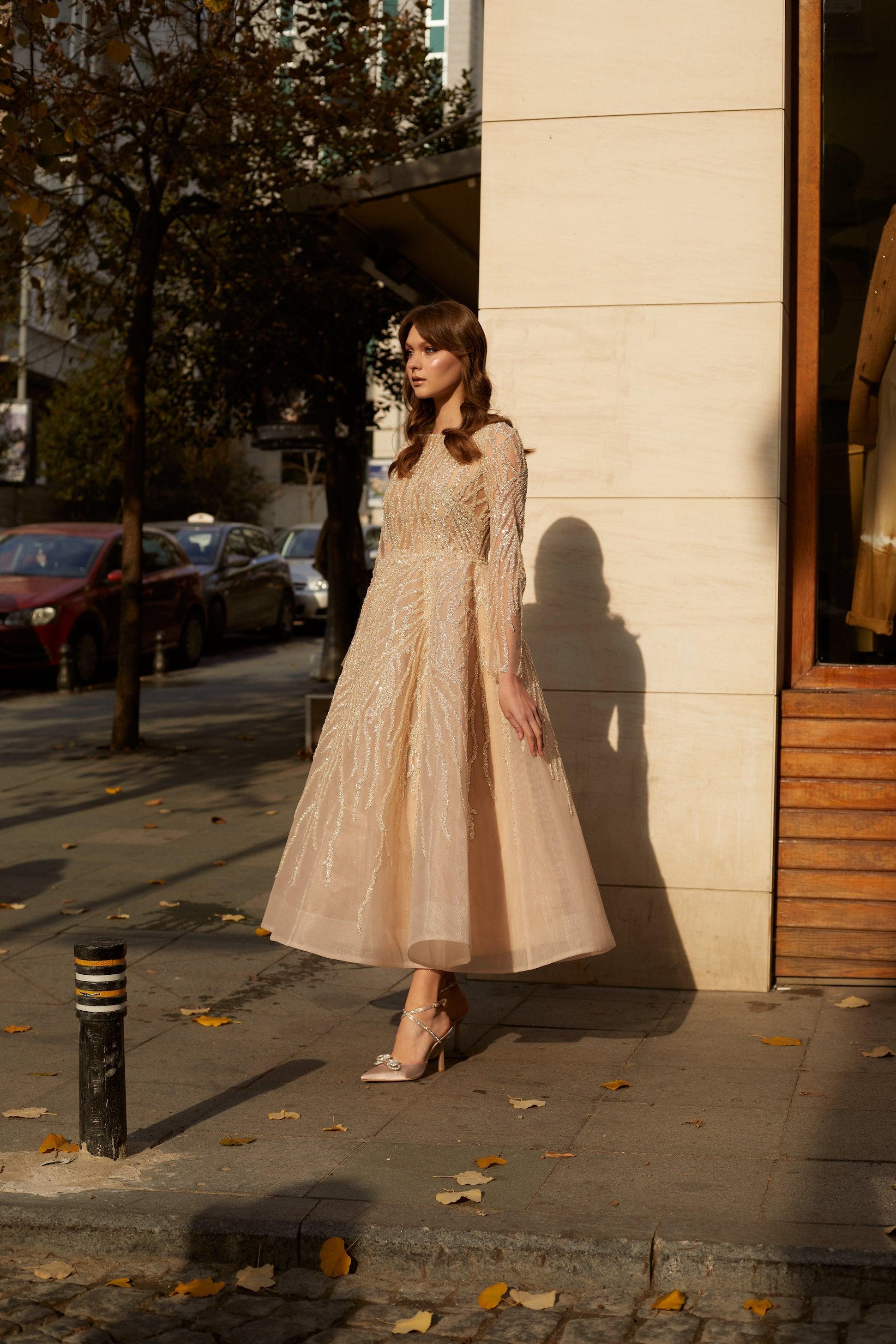 Twinkle İşlemeli Elbise - MyRentalDress